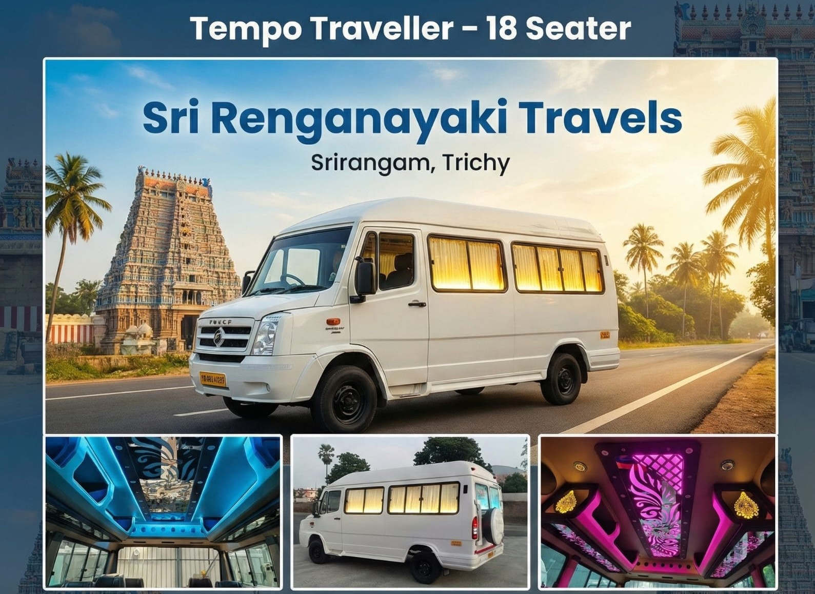 Tempo Traveller Rental in Trichy